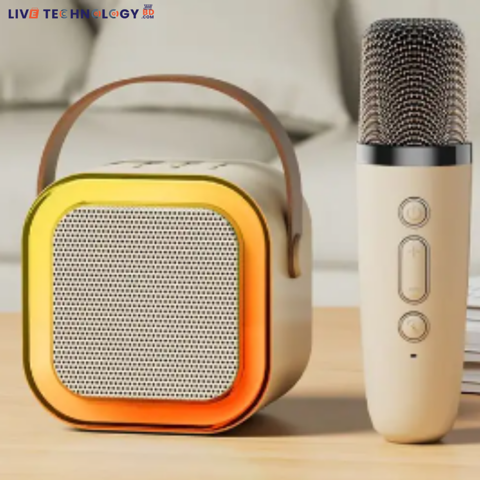 K12 Portable Karaoke Bluetooth Speaker With Microphone
