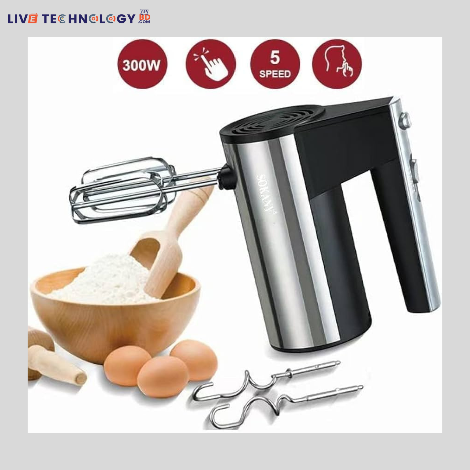 Sokany SK-6638 Hand Mixer/Beater 300w