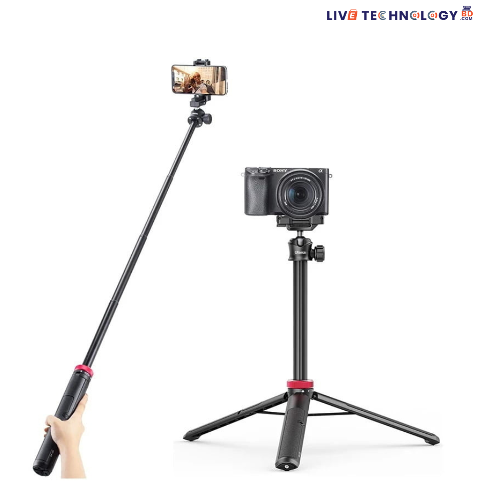 Ulanzi MT44 Extendable Vlog Tripod With 360° Ball Head