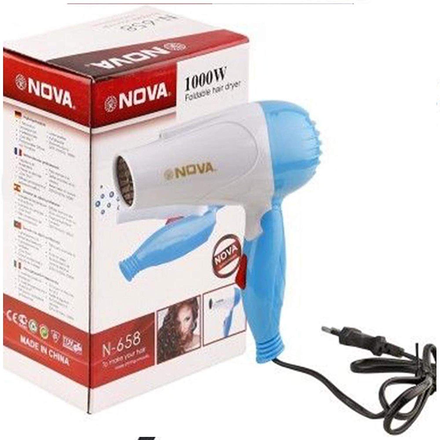 Foldable Hair Dryer mini (Nova)